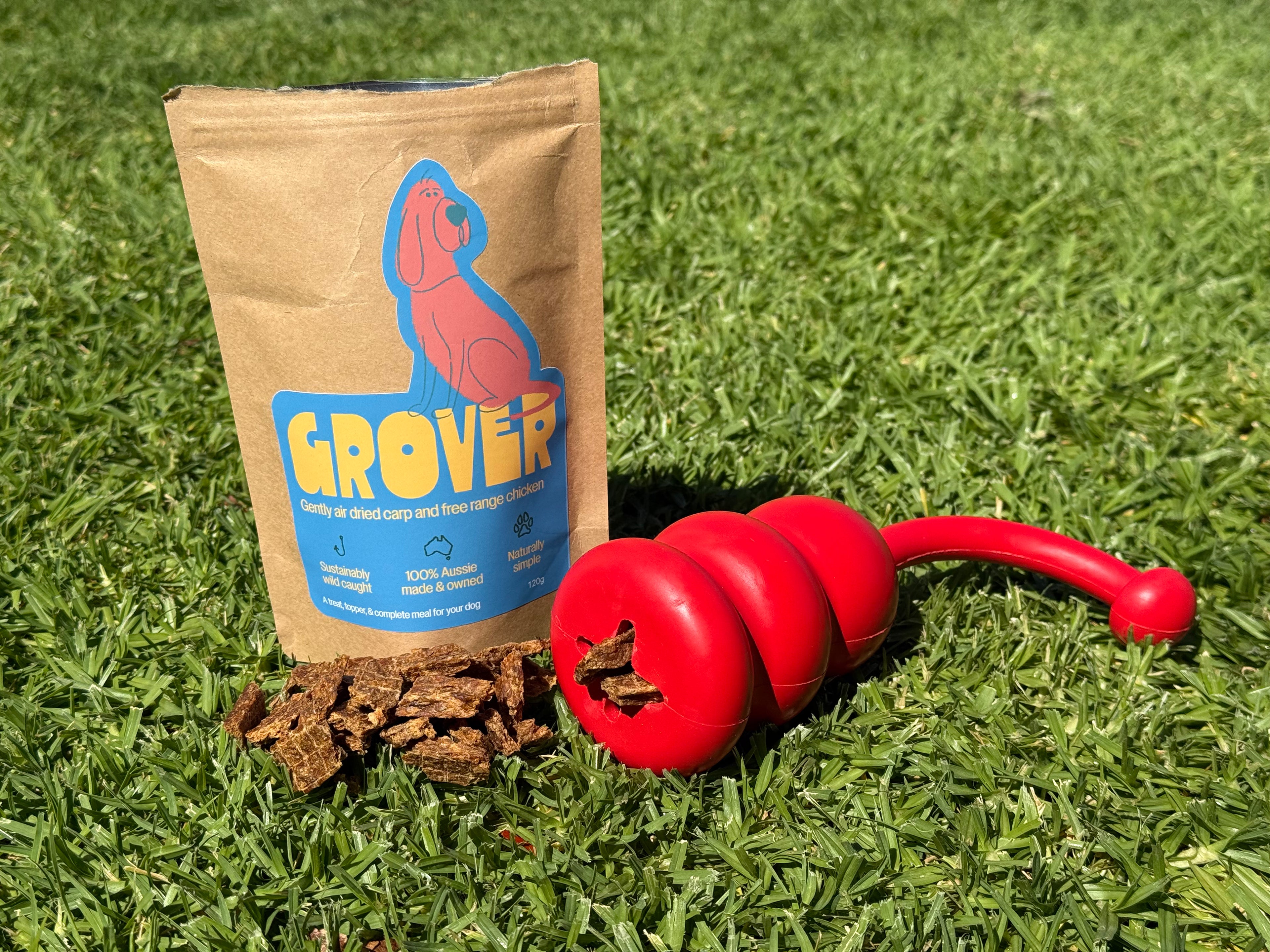 The Grover Stuff & Chew Treats Toy