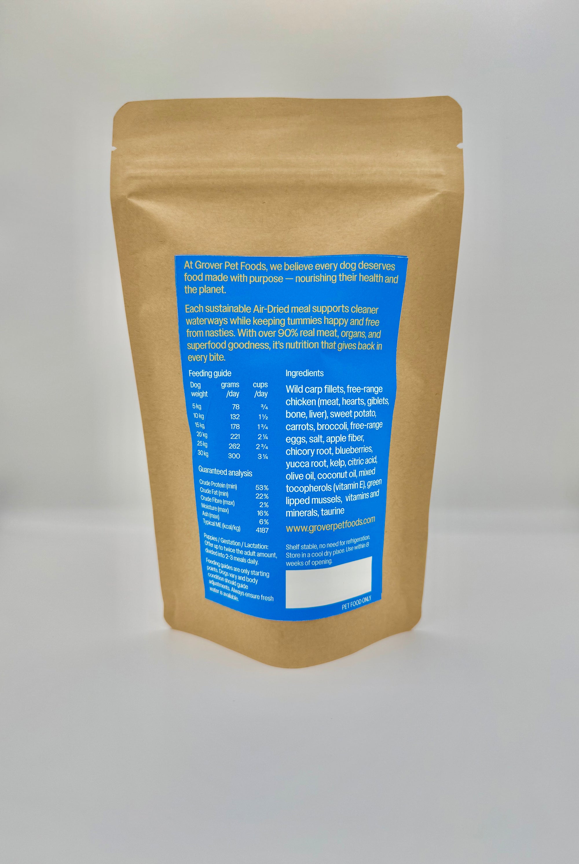 COMPLETE MEAL - Air Dried Wild Carp and Free-Range Chicken