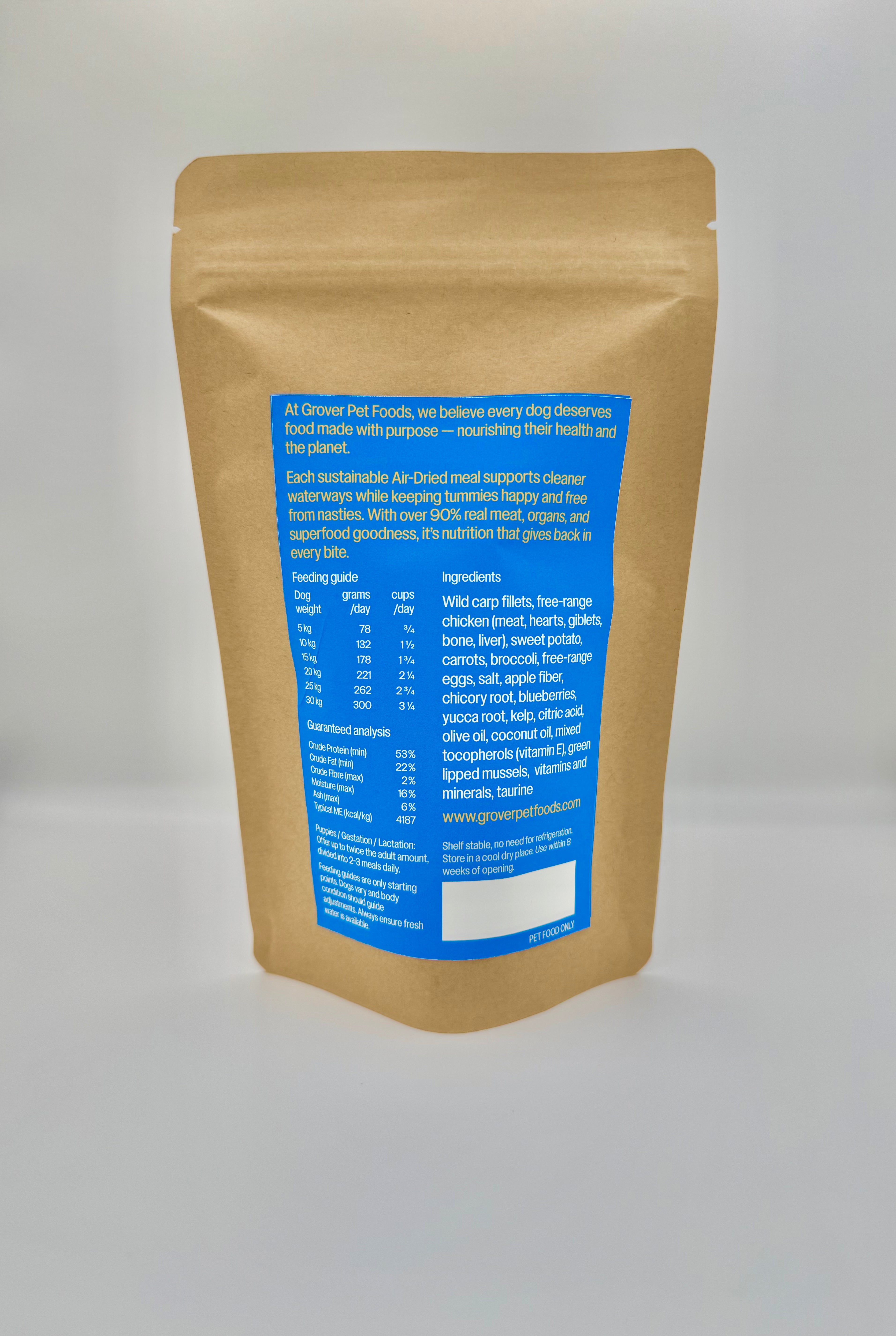 COMPLETE MEAL - Air Dried Wild Carp and Free-Range Chicken