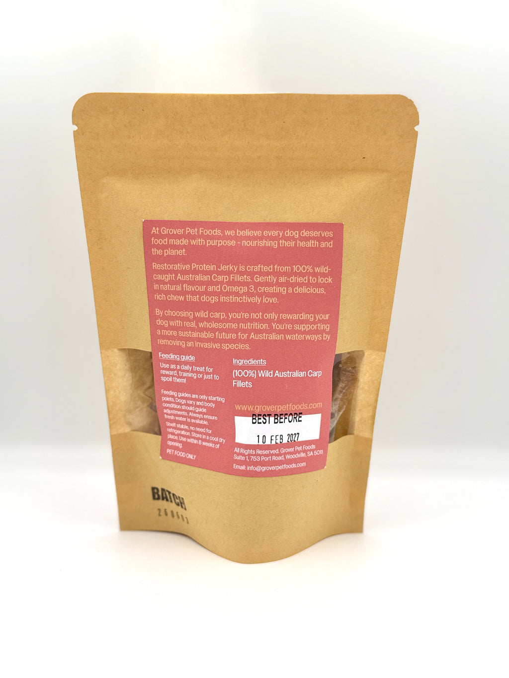 Carp Fillet Jerky - Restorative Protein