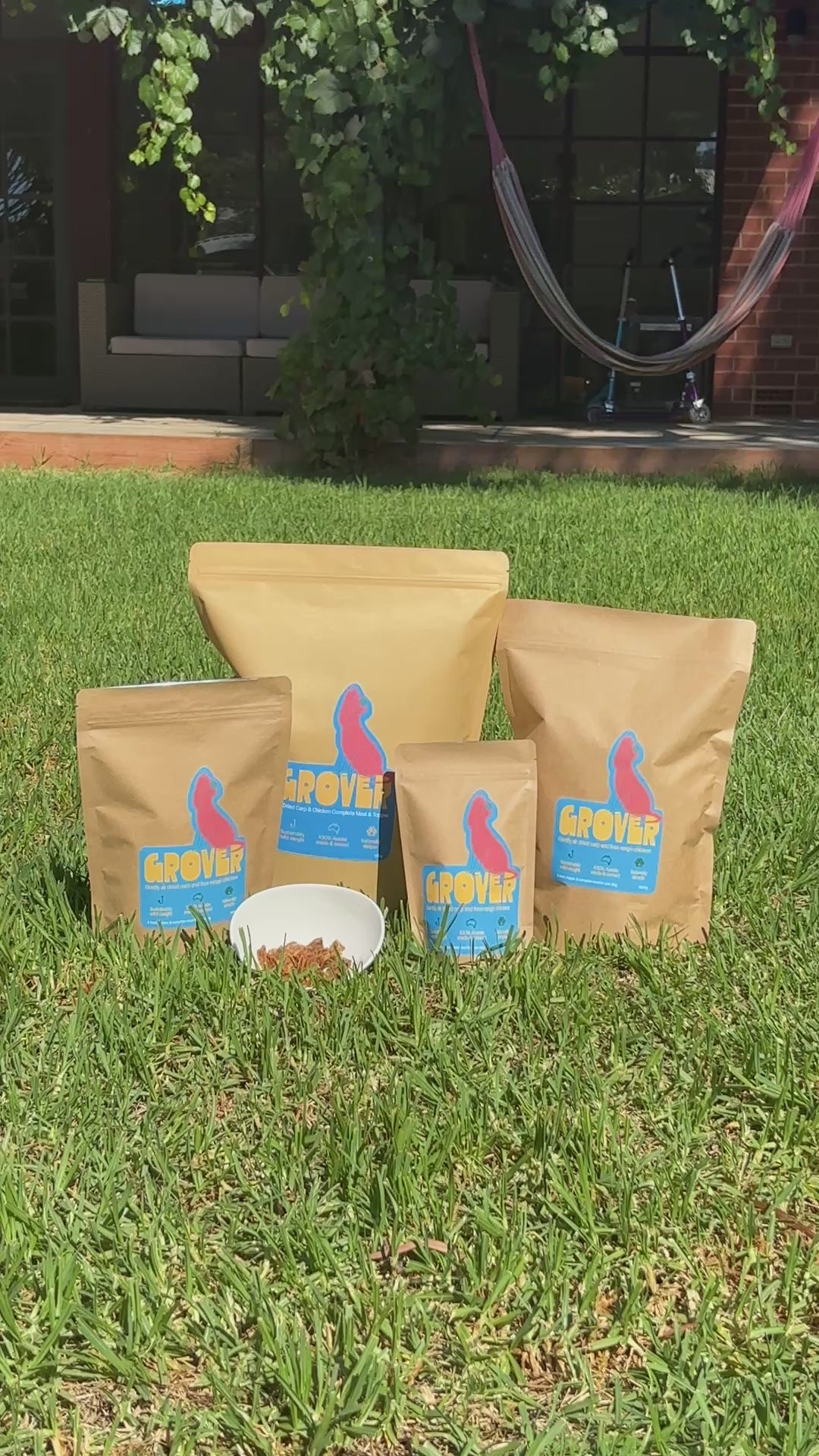 Grover Pet Foods - Wild Australian Carp Fillets - Air Dried Dog Food - Sustainable protein - Improve waterways 